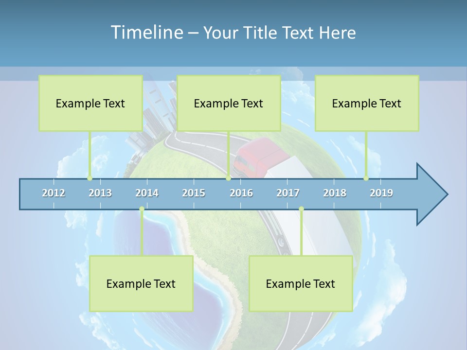 Planet Blue Summer PowerPoint Template