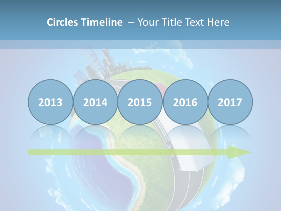 Planet Blue Summer PowerPoint Template