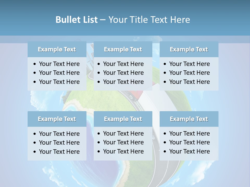 Planet Blue Summer PowerPoint Template