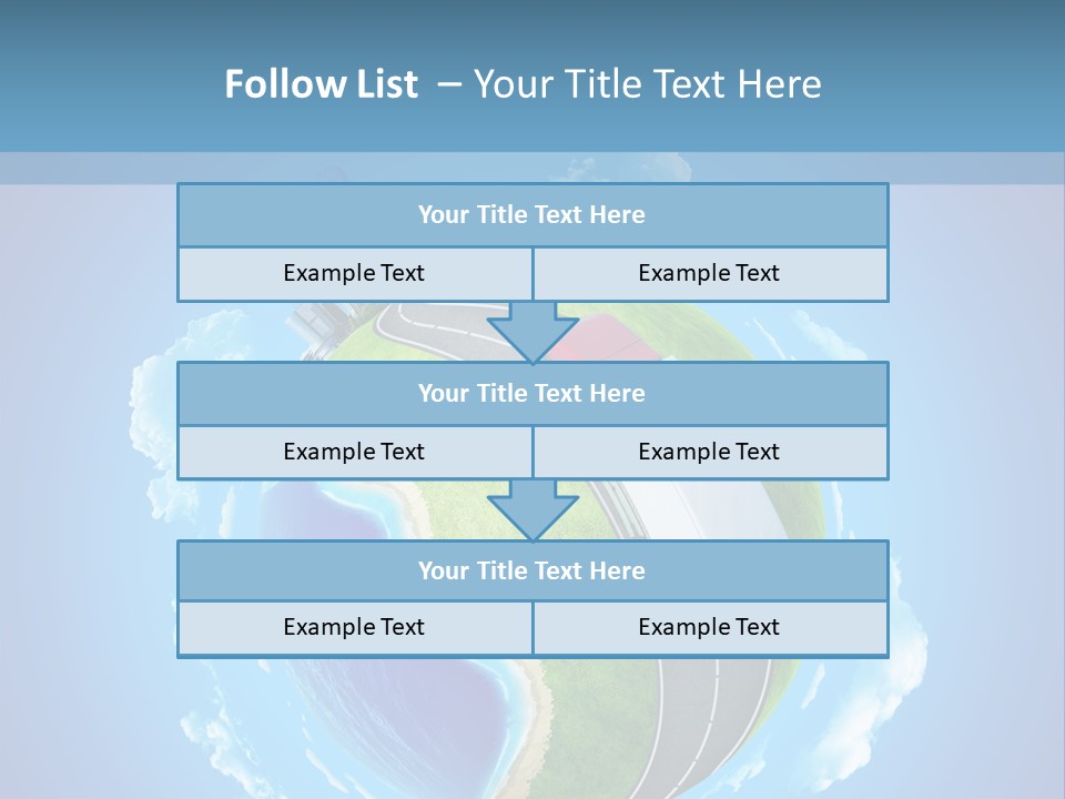 Planet Blue Summer PowerPoint Template