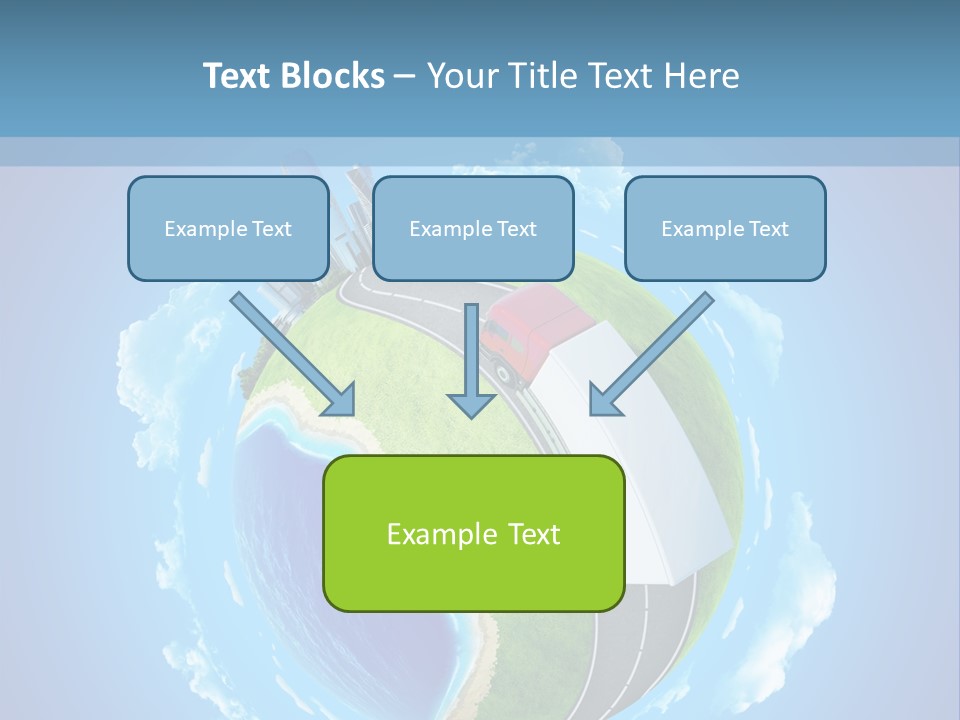Planet Blue Summer PowerPoint Template