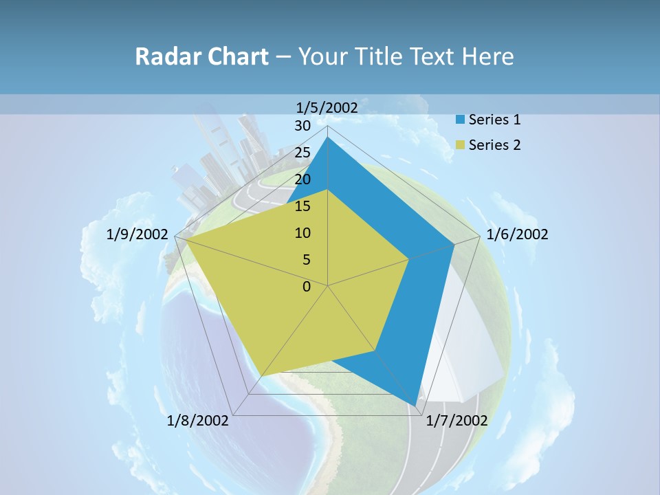 Planet Blue Summer PowerPoint Template