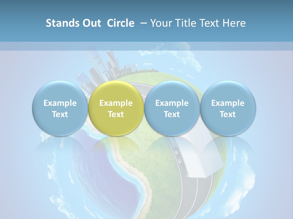 Planet Blue Summer PowerPoint Template