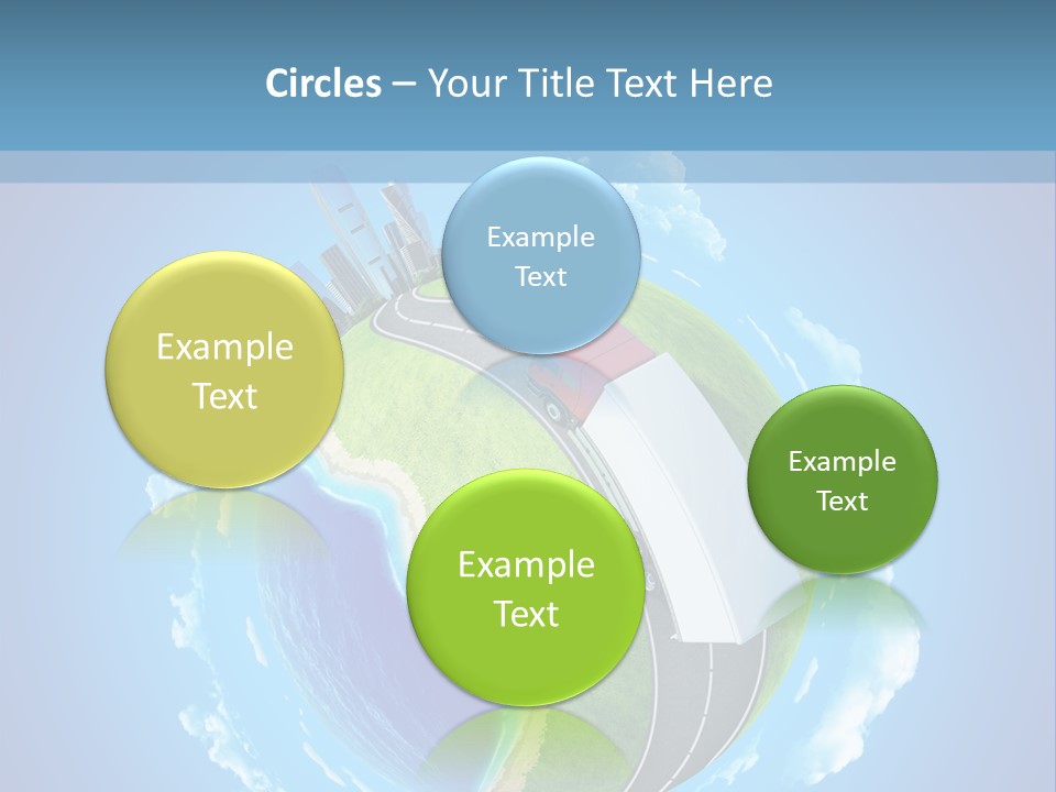 Planet Blue Summer PowerPoint Template