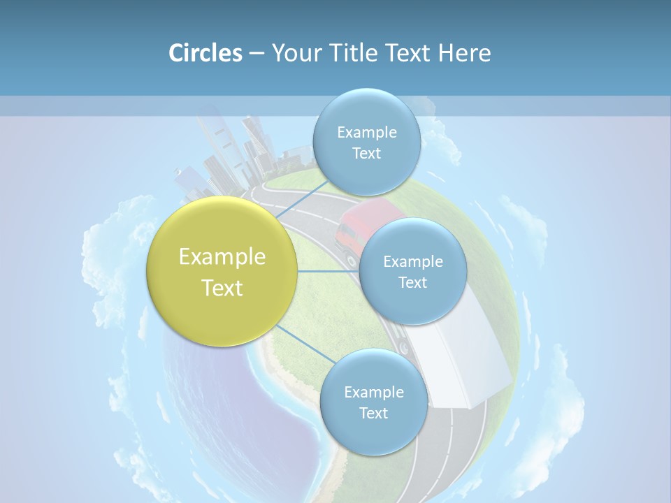 Planet Blue Summer PowerPoint Template