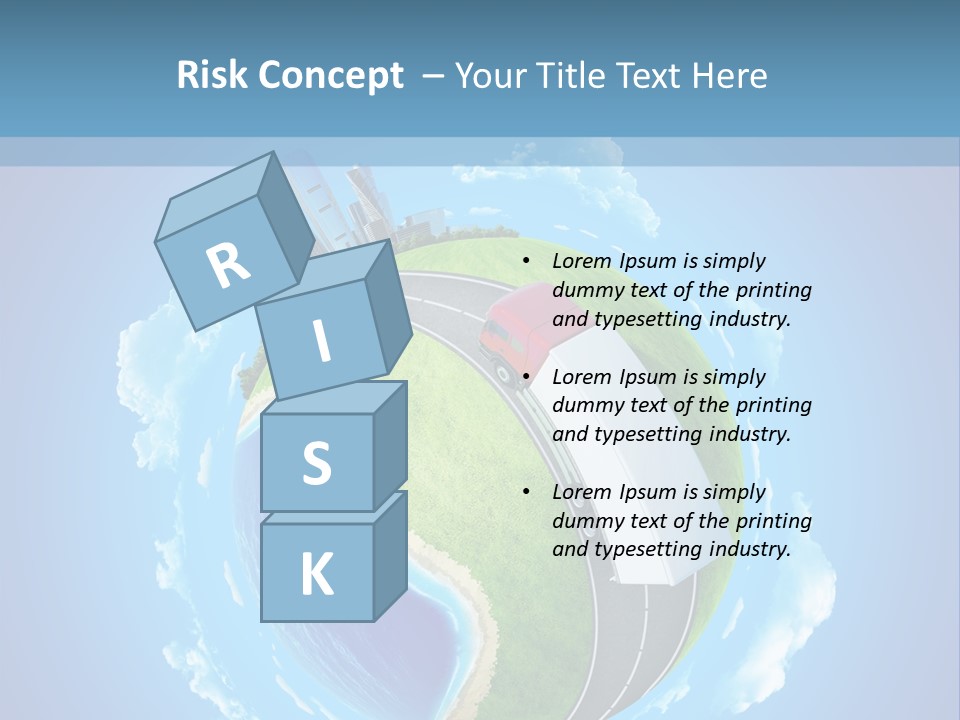 Planet Blue Summer PowerPoint Template