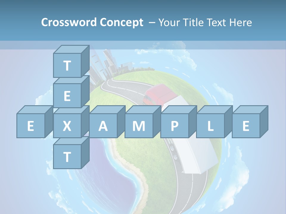 Planet Blue Summer PowerPoint Template