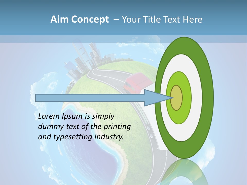 Planet Blue Summer PowerPoint Template