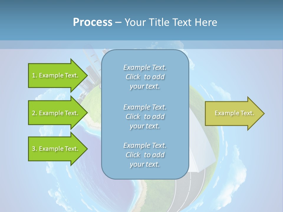 Planet Blue Summer PowerPoint Template