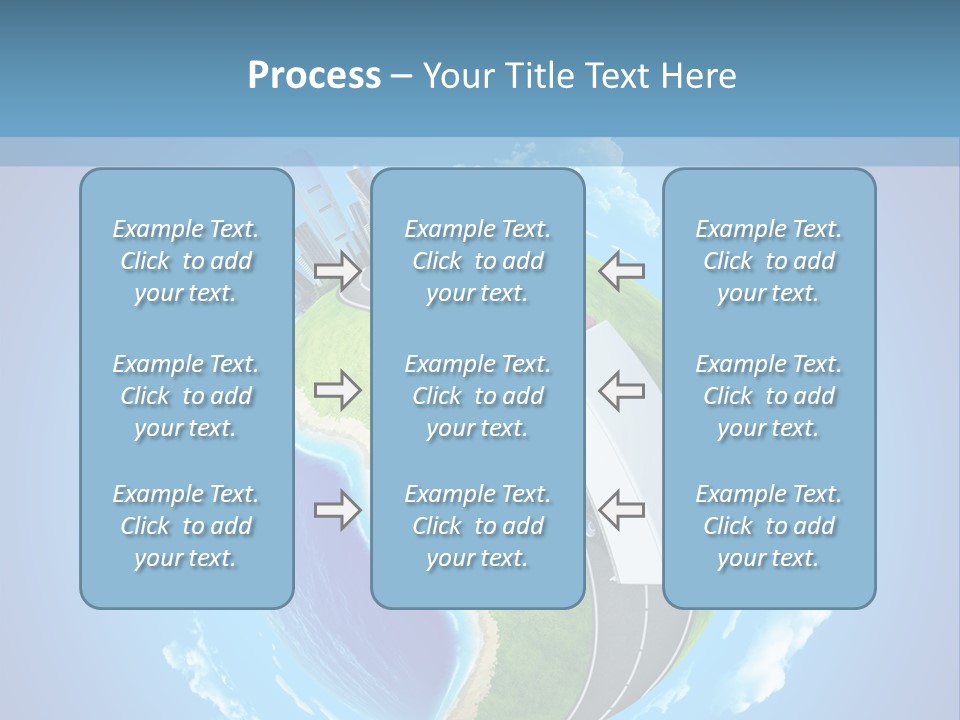 Planet Blue Summer PowerPoint Template