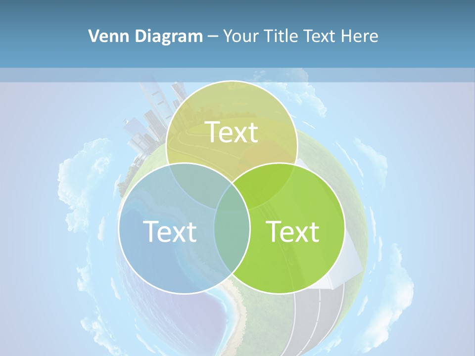 Planet Blue Summer PowerPoint Template