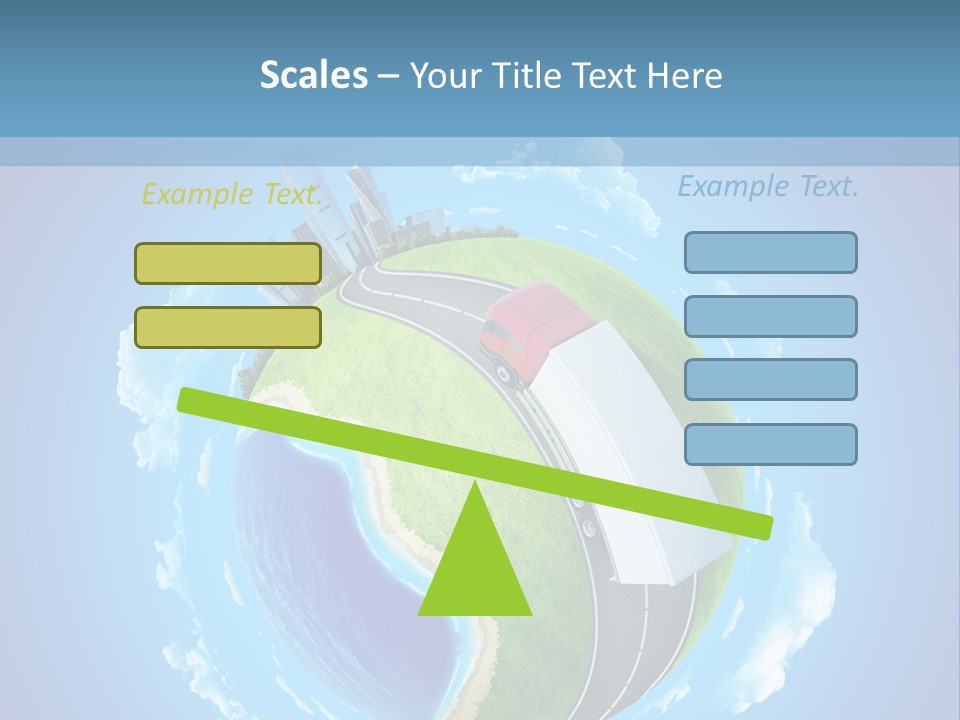 Planet Blue Summer PowerPoint Template