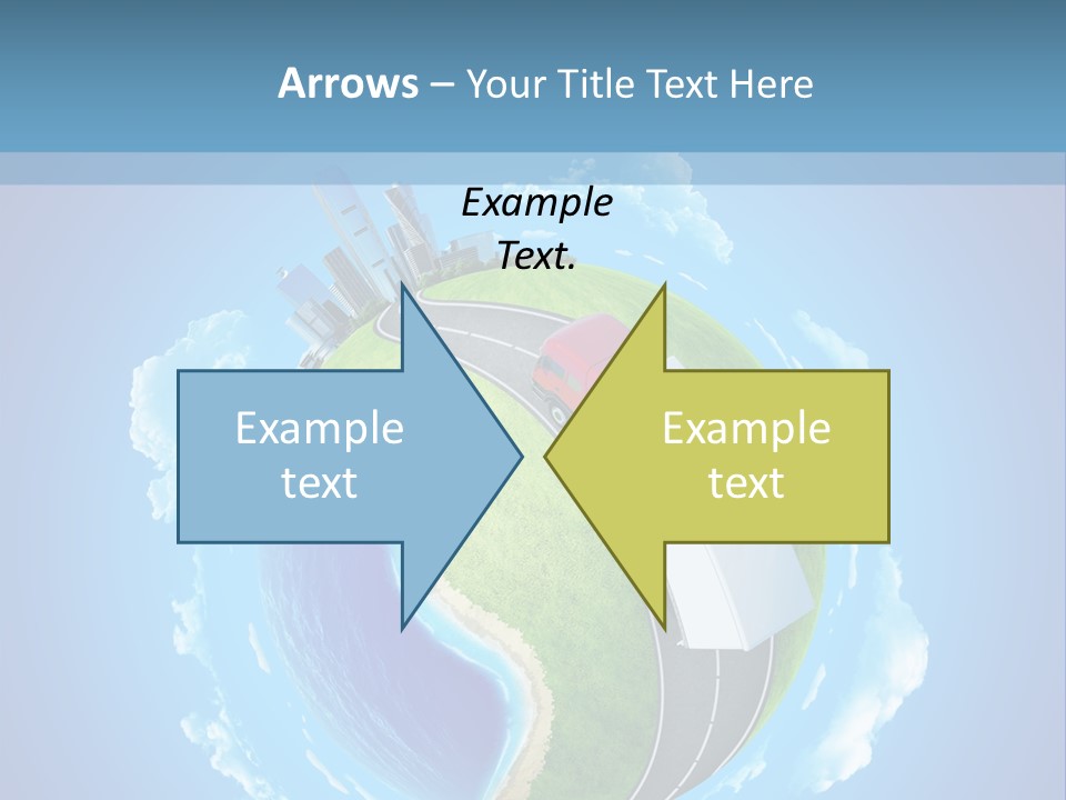 Planet Blue Summer PowerPoint Template