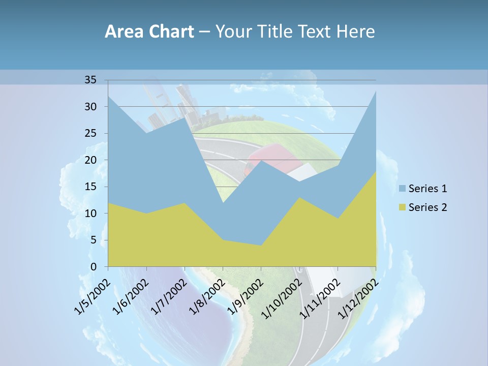 Planet Blue Summer PowerPoint Template