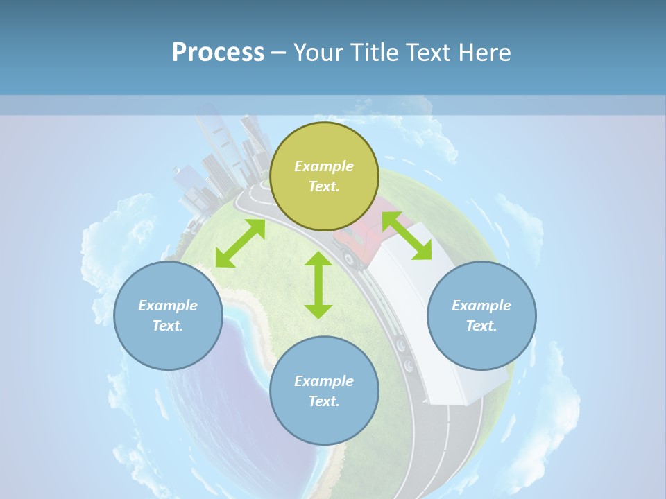 Planet Blue Summer PowerPoint Template