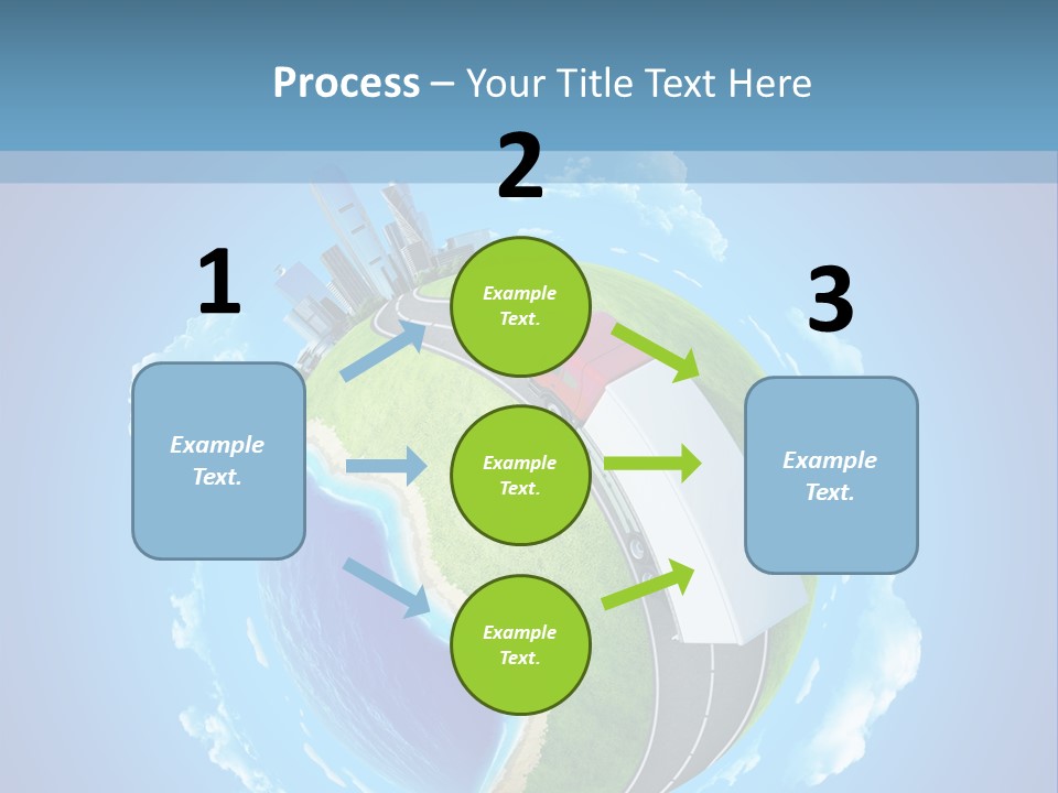 Planet Blue Summer PowerPoint Template