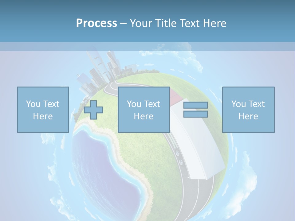Planet Blue Summer PowerPoint Template