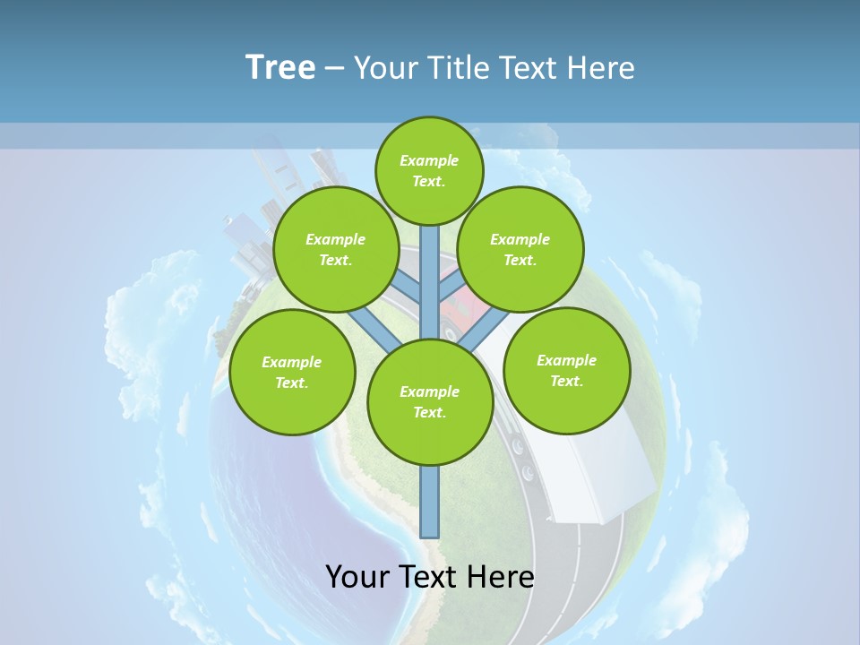 Planet Blue Summer PowerPoint Template