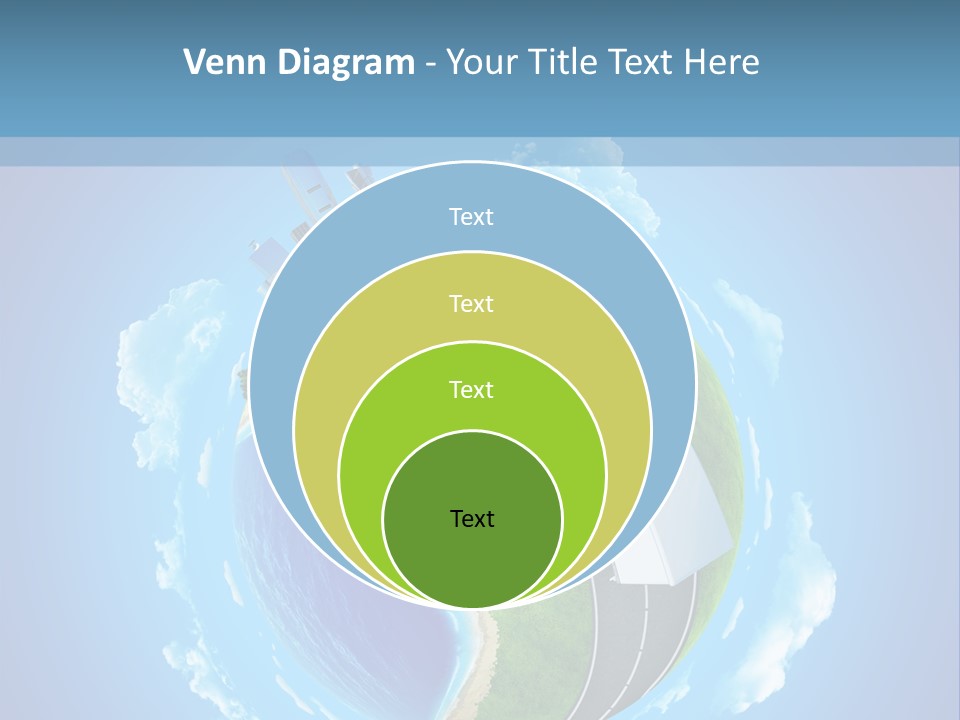 Planet Blue Summer PowerPoint Template