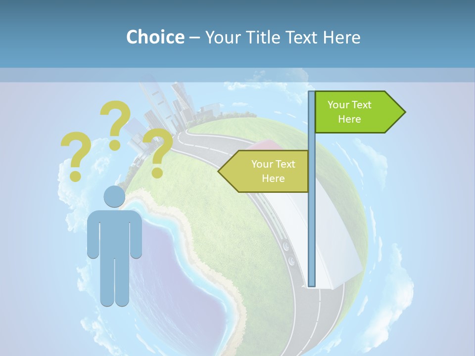 Planet Blue Summer PowerPoint Template