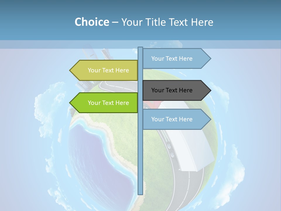 Planet Blue Summer PowerPoint Template