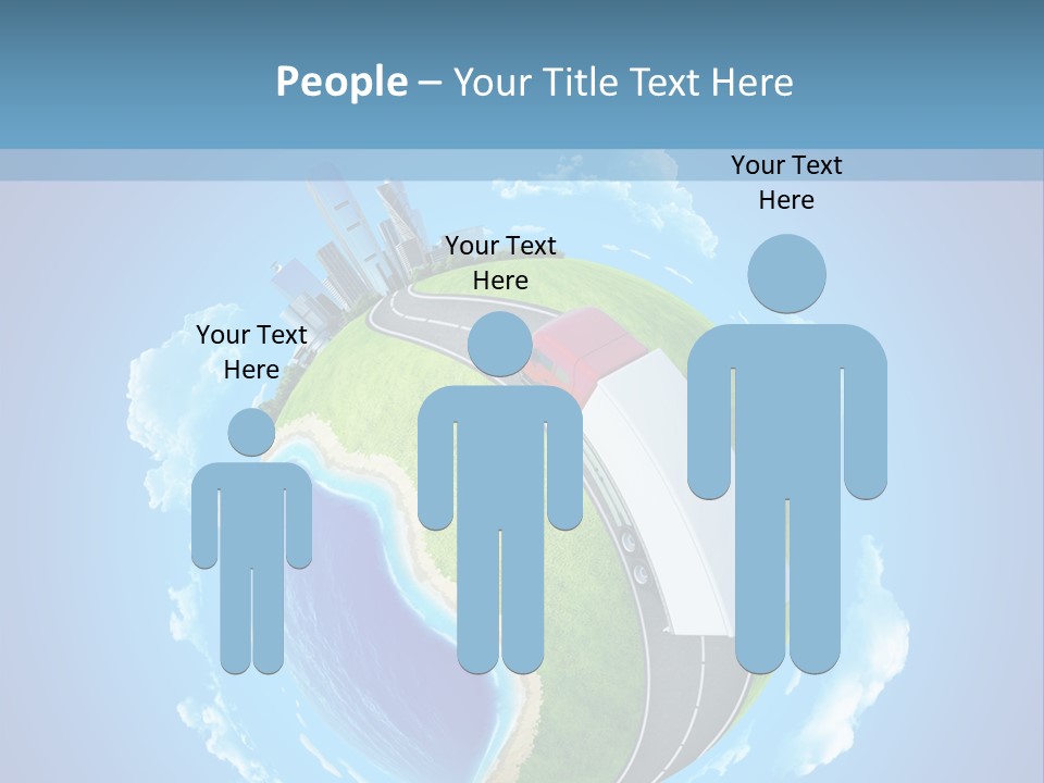 Planet Blue Summer PowerPoint Template