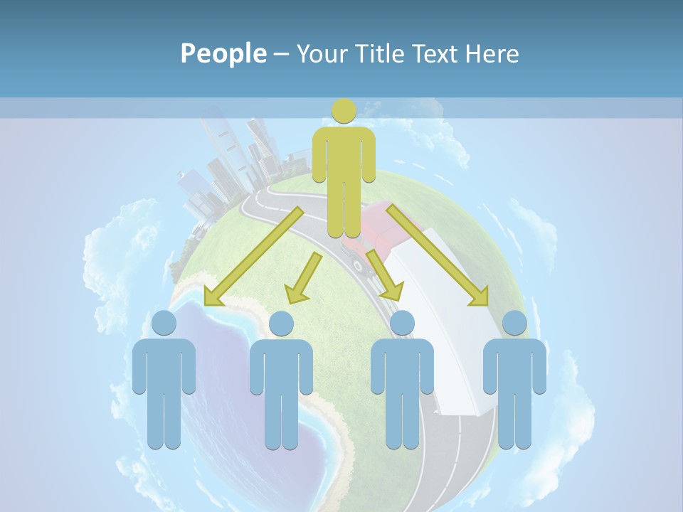 Planet Blue Summer PowerPoint Template