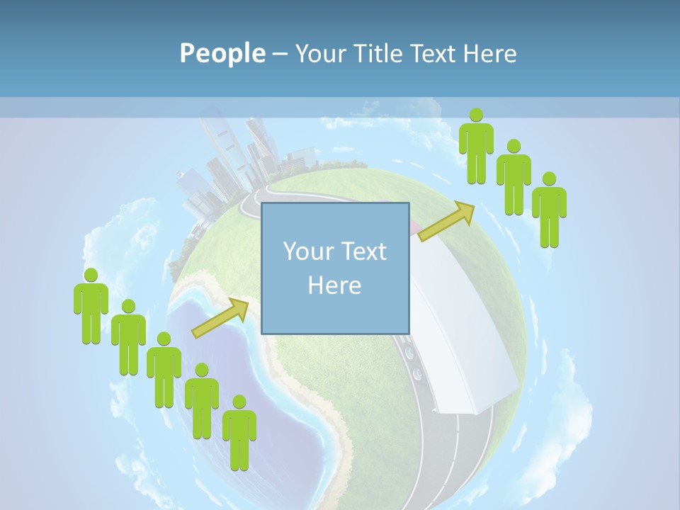 Planet Blue Summer PowerPoint Template