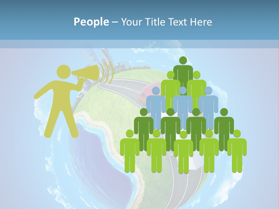 Planet Blue Summer PowerPoint Template