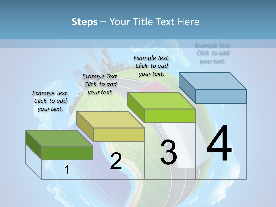 Planet Blue Summer PowerPoint Template