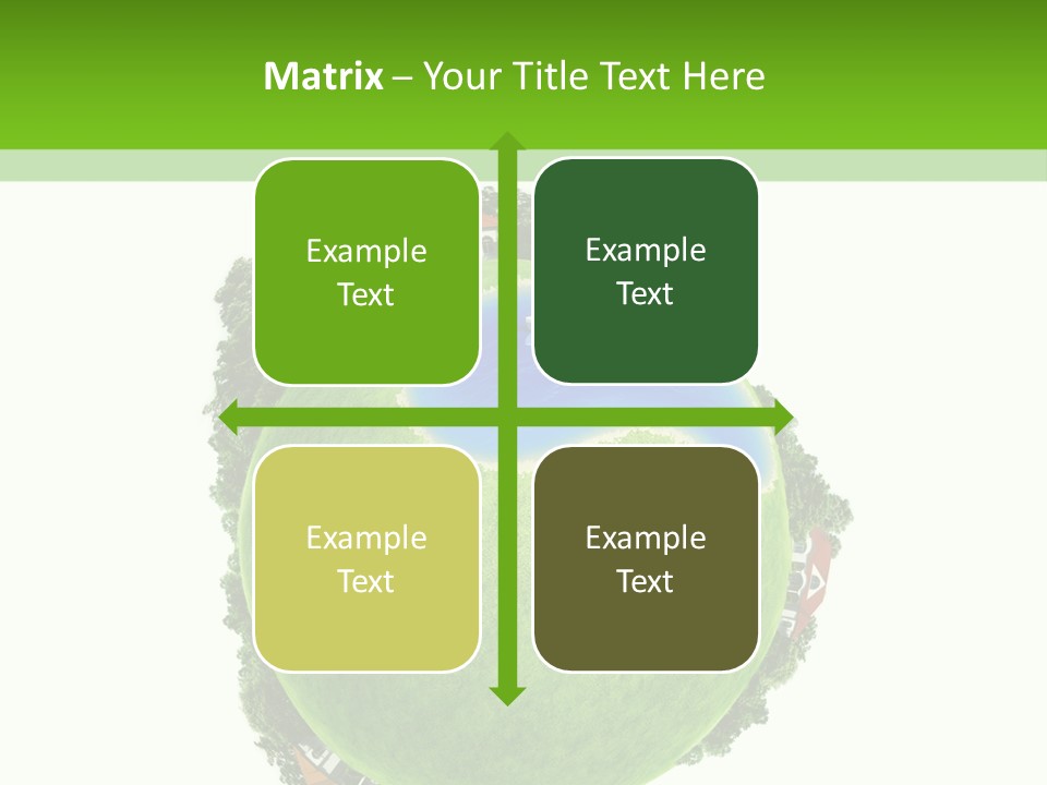 Landscape Wood Cyan PowerPoint Template