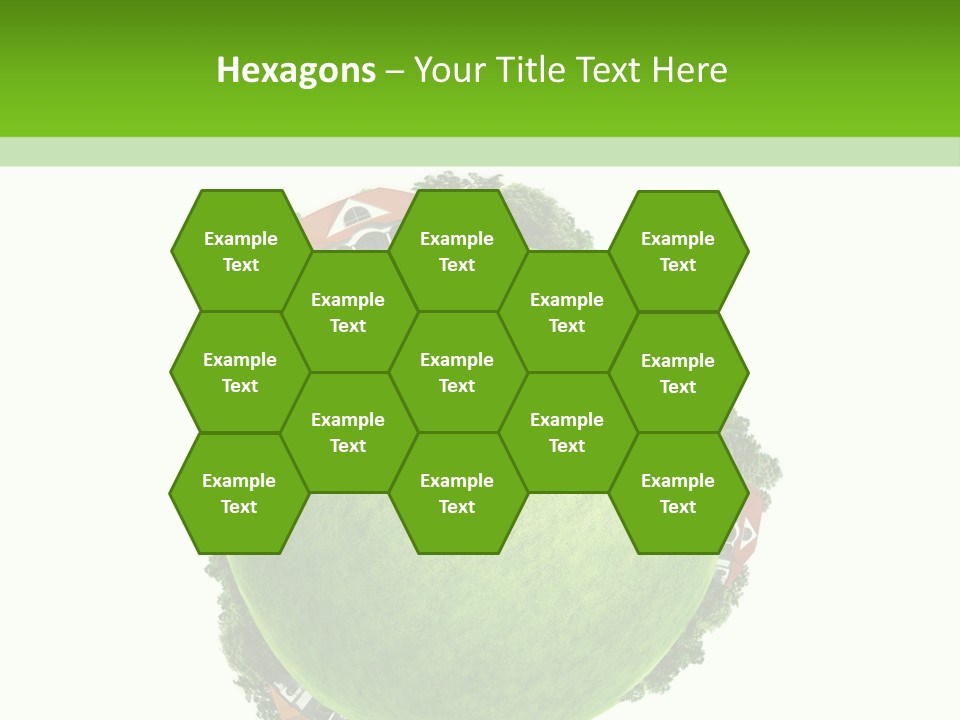 Landscape Wood Cyan PowerPoint Template