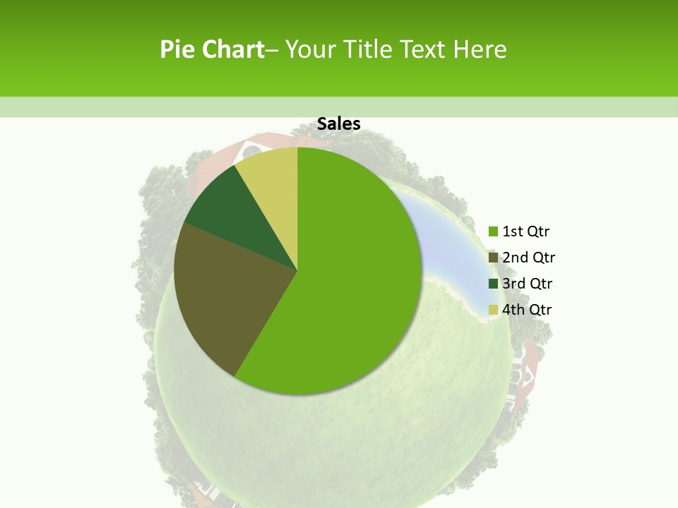 Landscape Wood Cyan PowerPoint Template