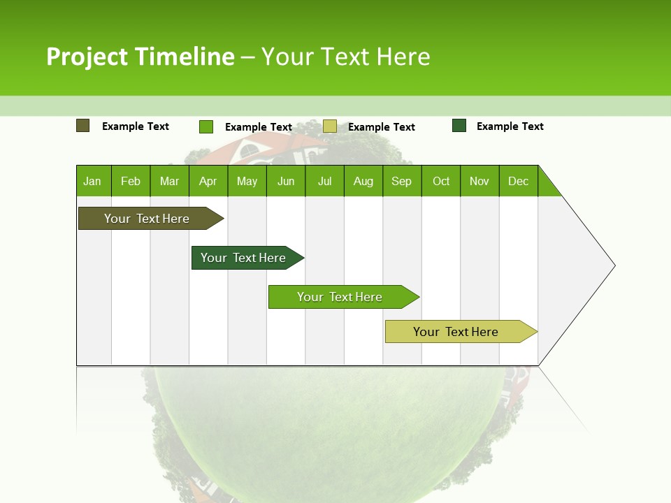 Landscape Wood Cyan PowerPoint Template