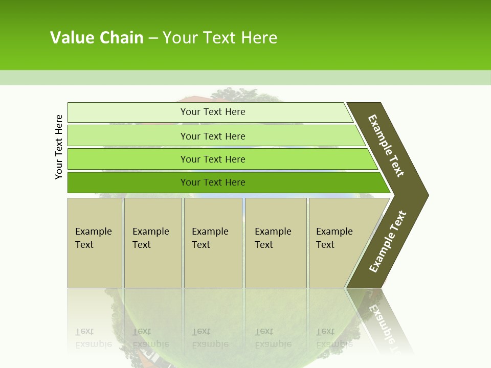 Landscape Wood Cyan PowerPoint Template