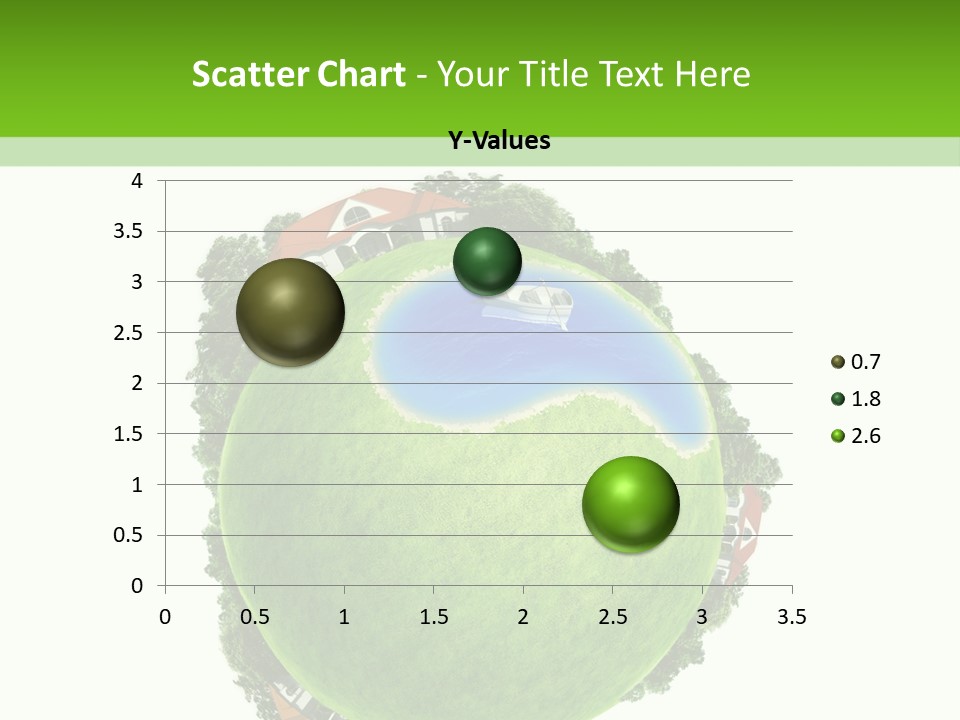 Landscape Wood Cyan PowerPoint Template