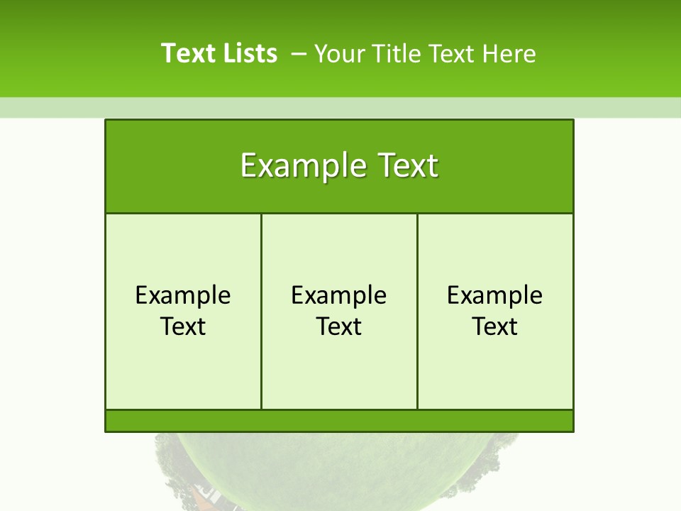 Landscape Wood Cyan PowerPoint Template