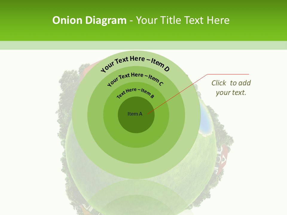 Landscape Wood Cyan PowerPoint Template