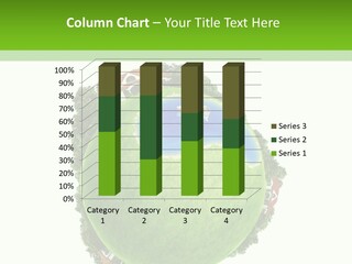 Landscape Wood Cyan PowerPoint Template