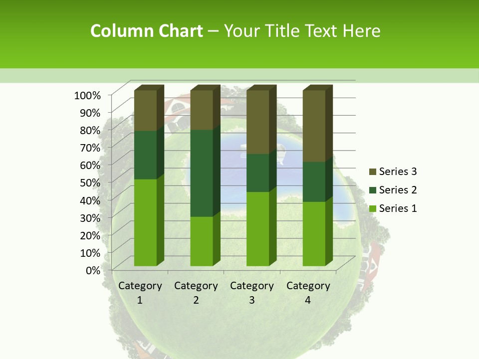 Landscape Wood Cyan PowerPoint Template
