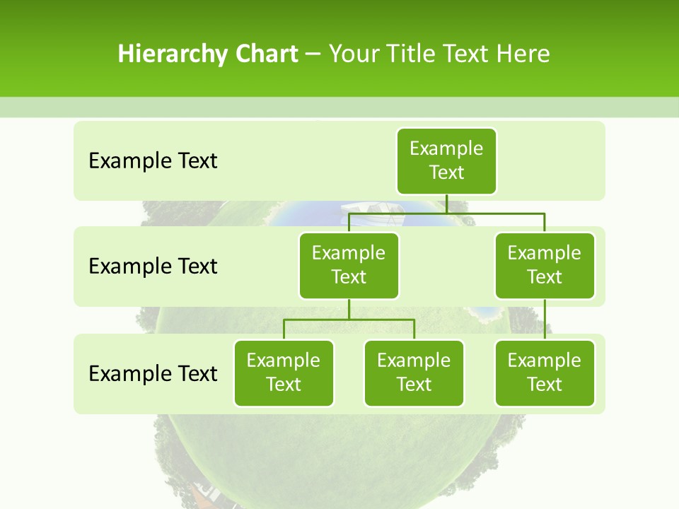 Landscape Wood Cyan PowerPoint Template