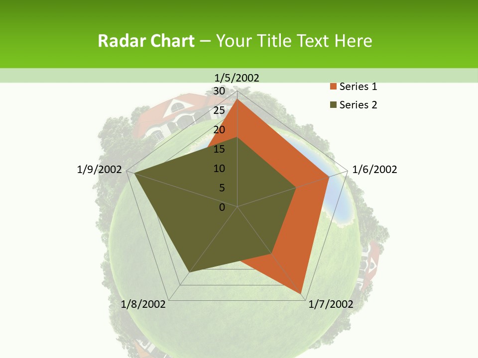 Landscape Wood Cyan PowerPoint Template