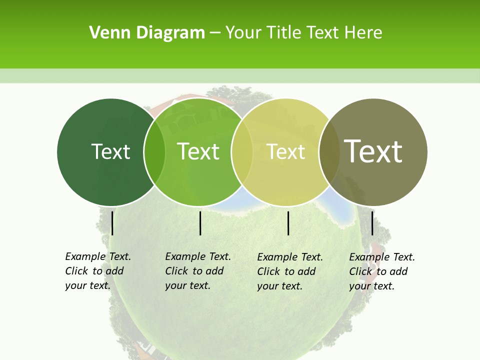 Landscape Wood Cyan PowerPoint Template