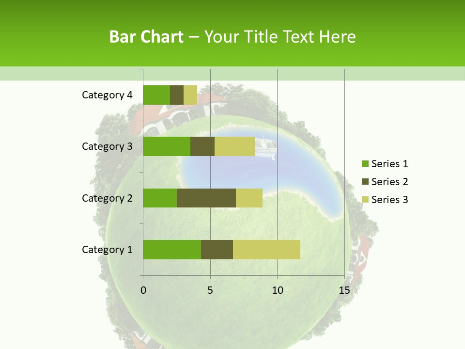 Landscape Wood Cyan PowerPoint Template