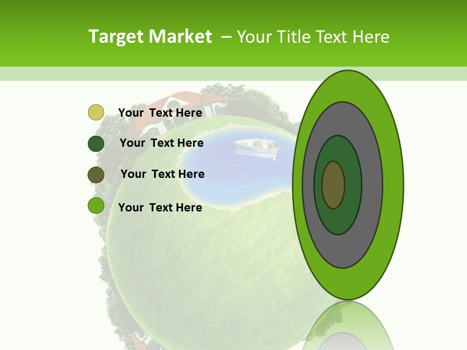 Landscape Wood Cyan PowerPoint Template