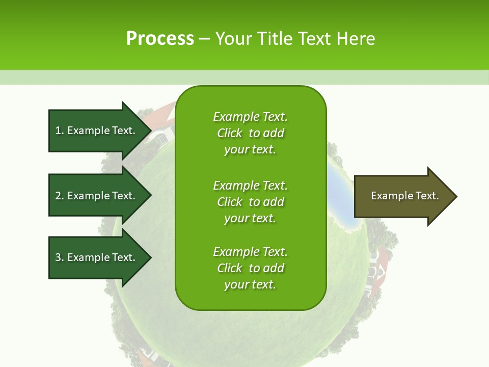 Landscape Wood Cyan PowerPoint Template