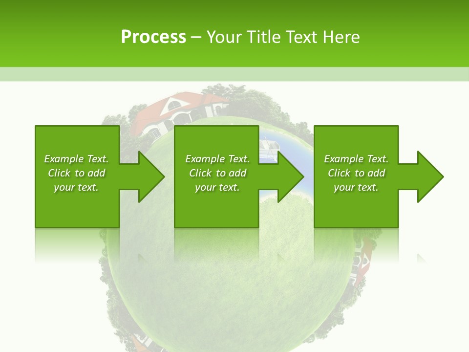 Landscape Wood Cyan PowerPoint Template