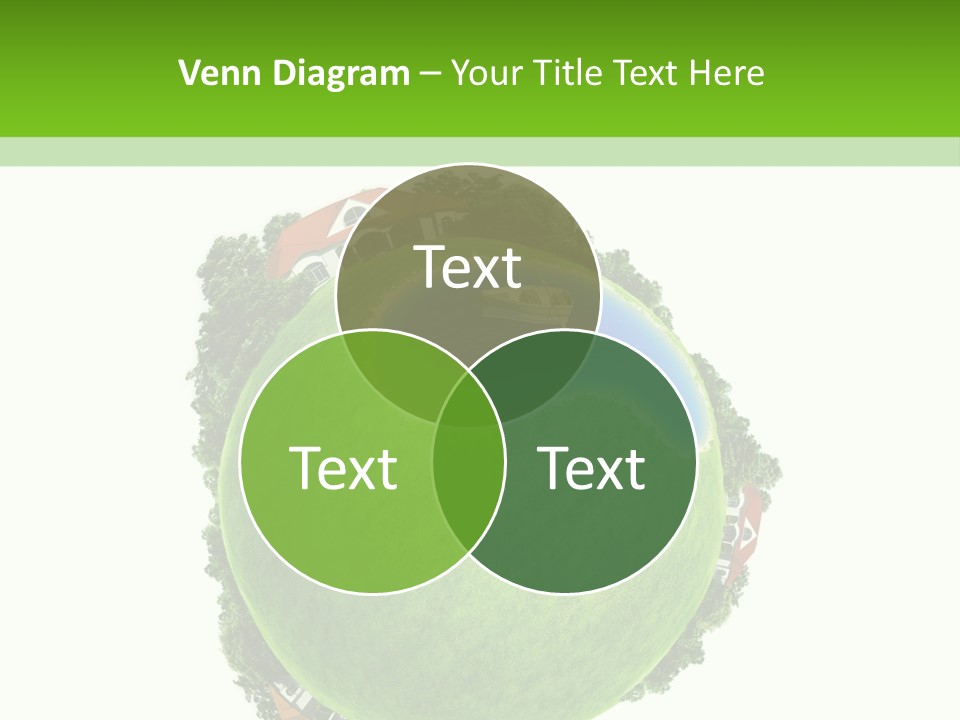 Landscape Wood Cyan PowerPoint Template