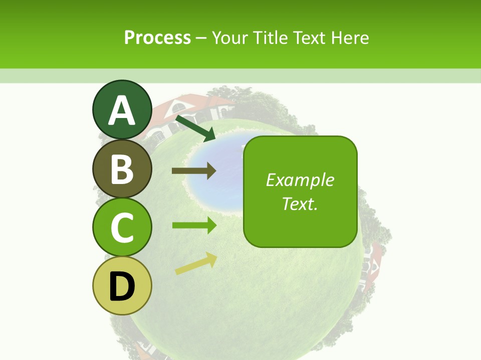 Landscape Wood Cyan PowerPoint Template