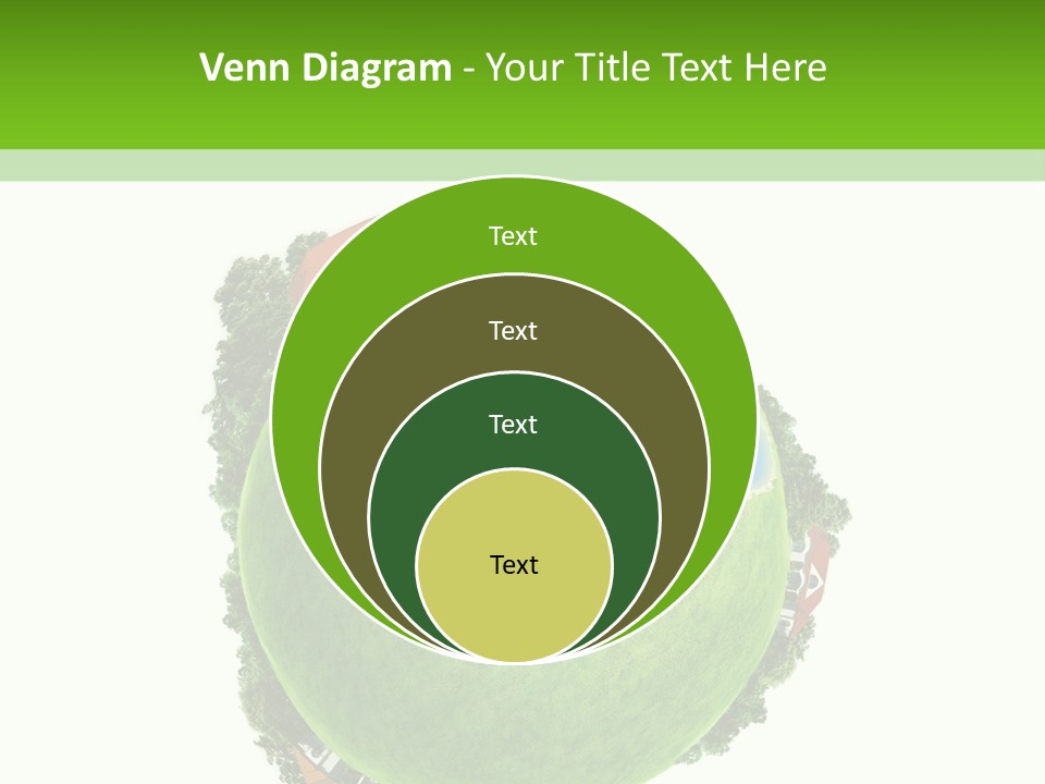 Landscape Wood Cyan PowerPoint Template